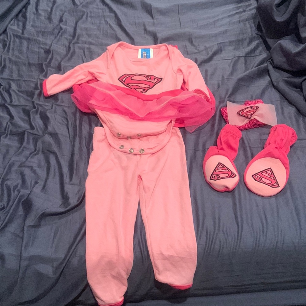 DC Super Friends Supergirl Halloween Costume Infant 6-12 Months